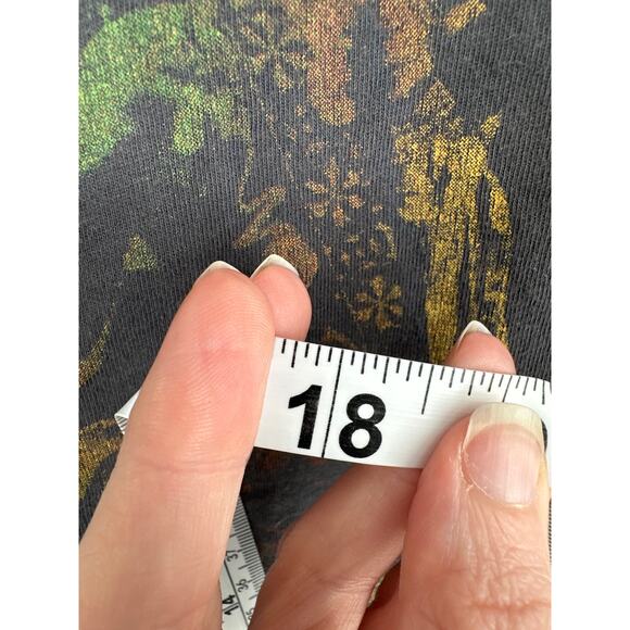 Abercrombie Fitch Top Womens Small Gray Jimi Hendrix Graphic Baby Tee Music Band - Picture 7 of 7